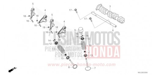 ARBRE A CAMES/SOUPAPE CRF1100DN de 2022